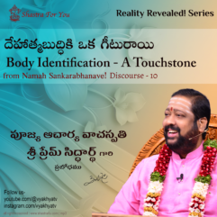 Body Identification - A Touchstone